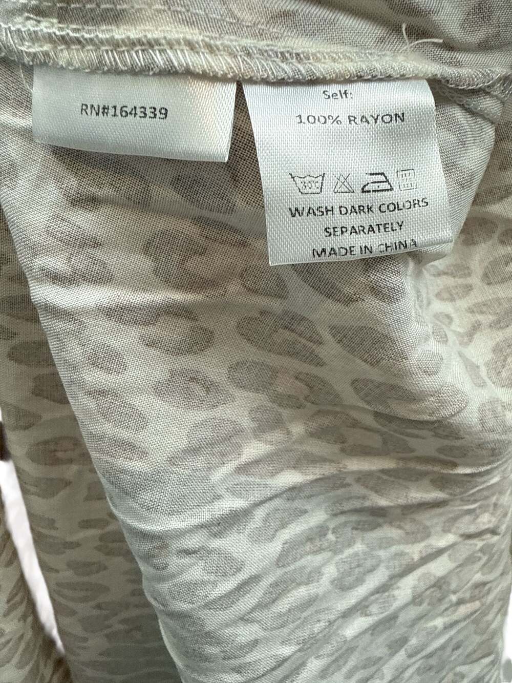 Girl and the Sun Verity Maxi Dress in Muted Leopard NWT size S - Picture 4 of 6